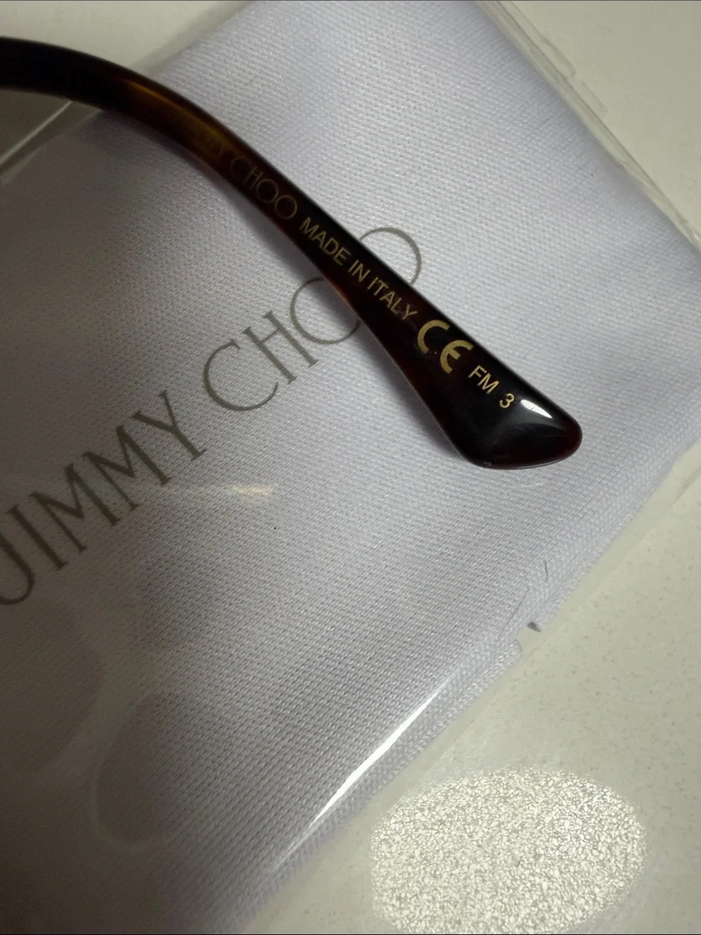 Jimmy Choo Tortoiseshell Oversized Sunglasses with Gradient Lenses